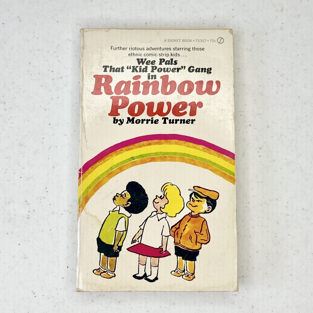 Vintage Comic-Strip Rainbow Power by Morrie Turner Wee Pals Gang‎ Kid Power Book
